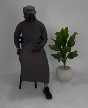 Tailored Thobe Dark Grey
