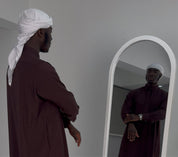 Tailored Thobe Bordeaux Red