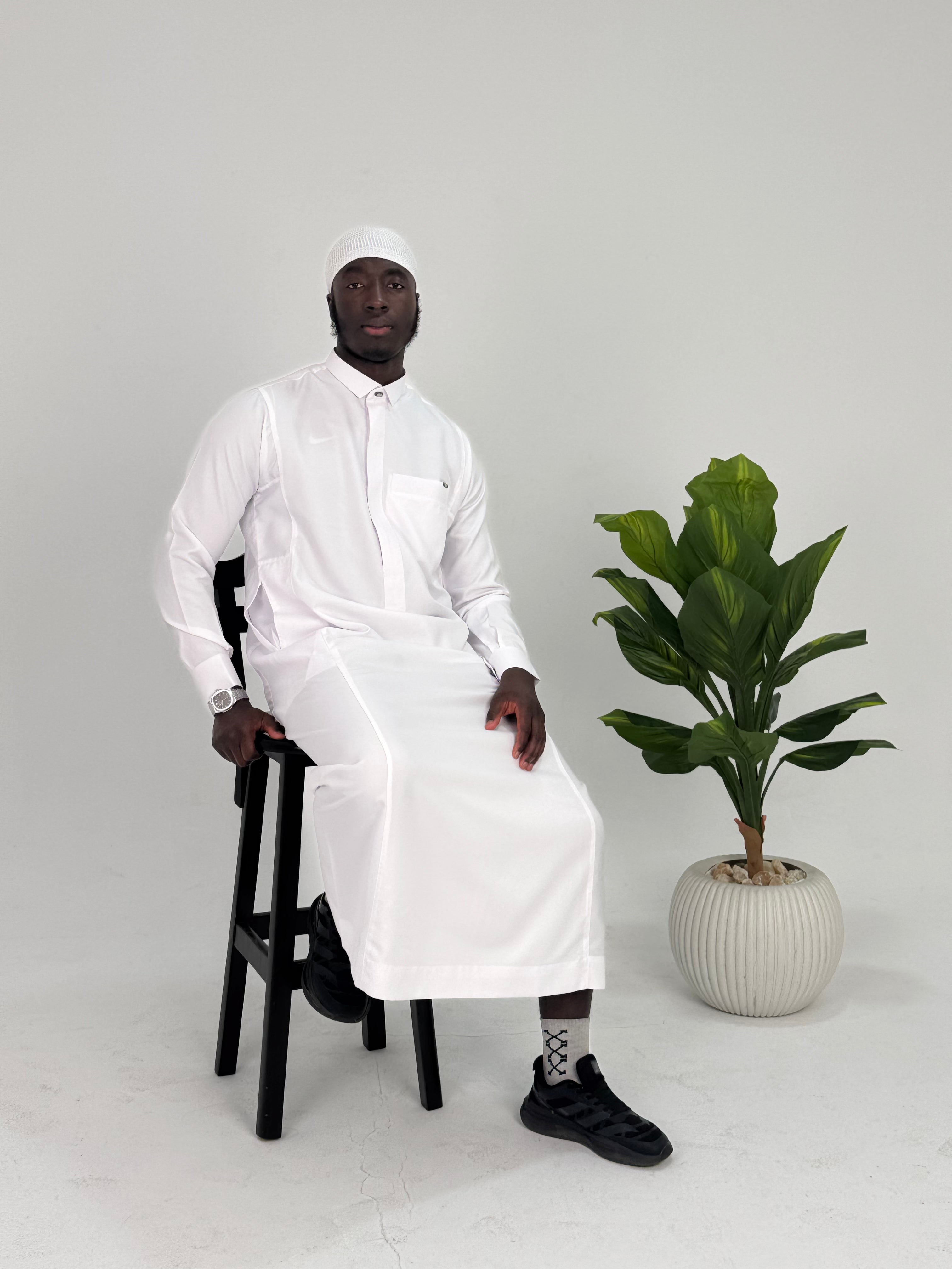 Tailored Saudi Qamis White