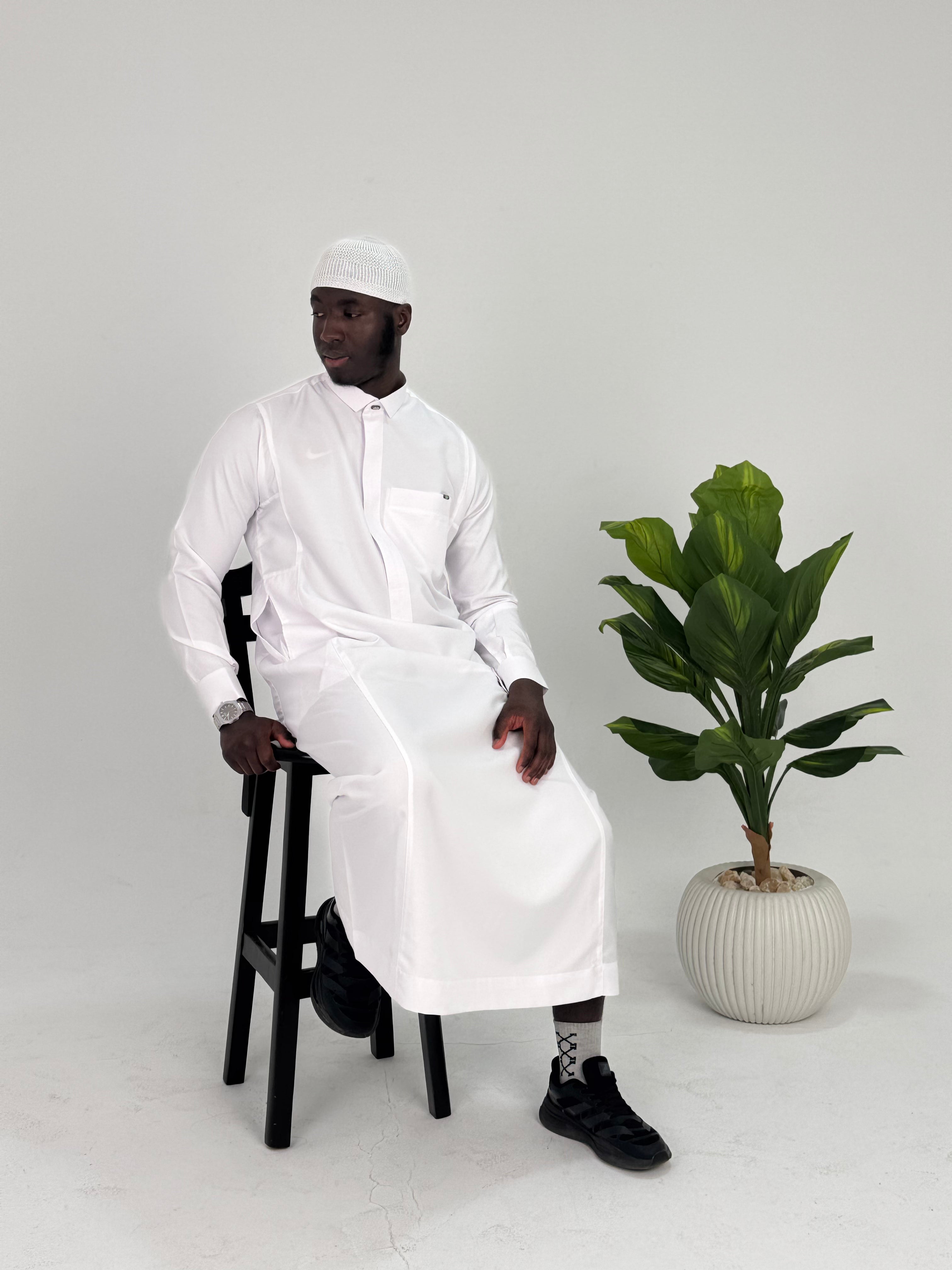 Tailored Saudi Qamis White
