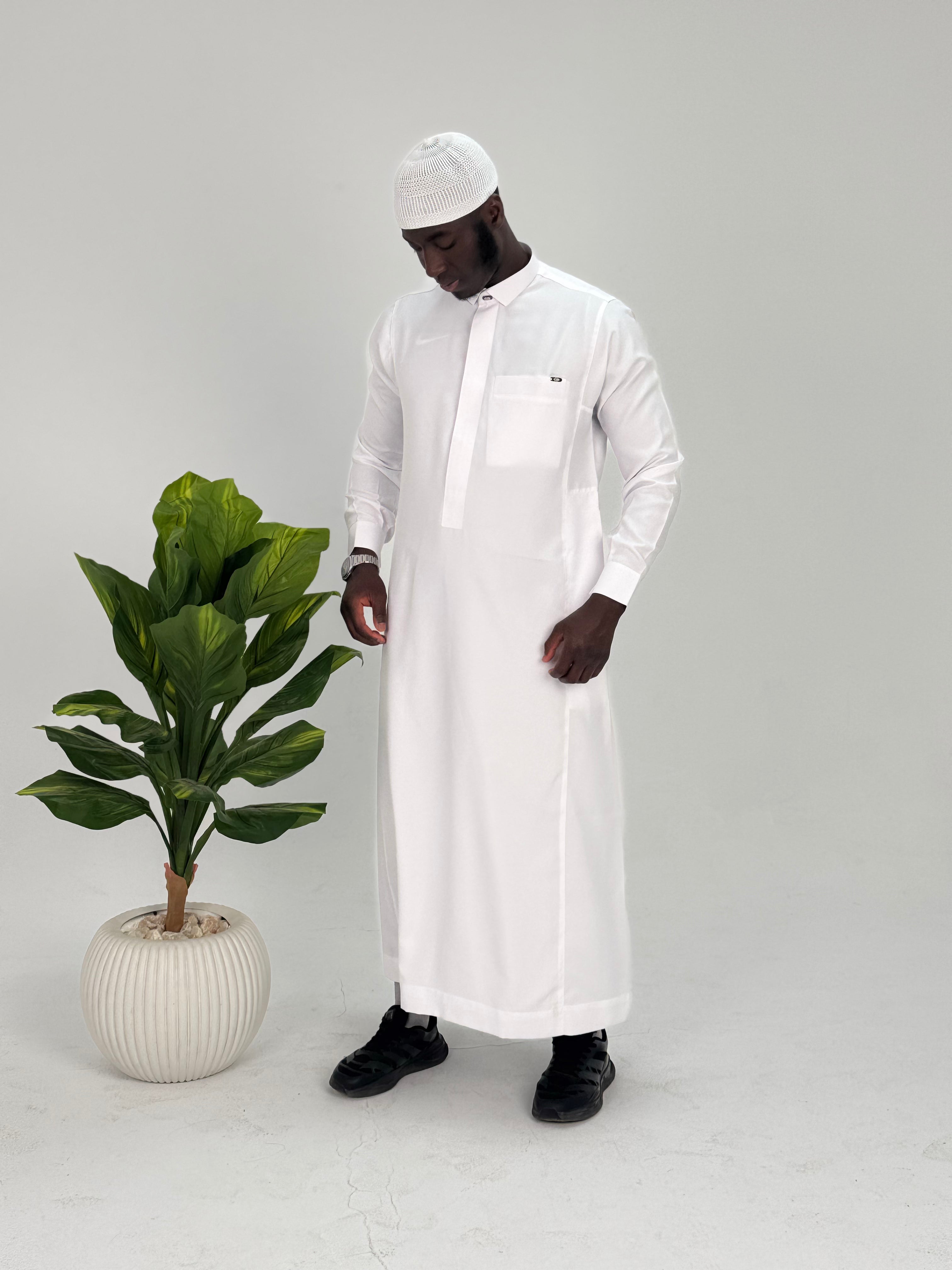 Tailored Saudi Qamis White