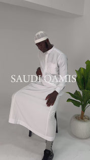 Tailored Saudi Qamis White